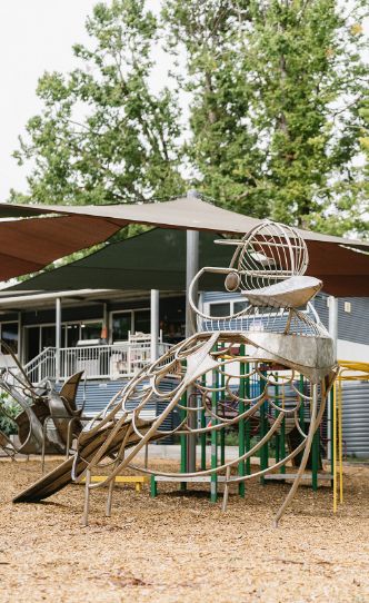 Wooragee Primary School | Flying Fox Sculpture